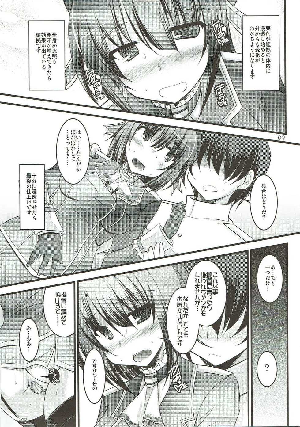 (C85) [ELHEART'S (Ibuki Pon)] Toki ni wa Konna Tokubetsu Chiryou! (Kantai Collection -KanColle-) - Page 8