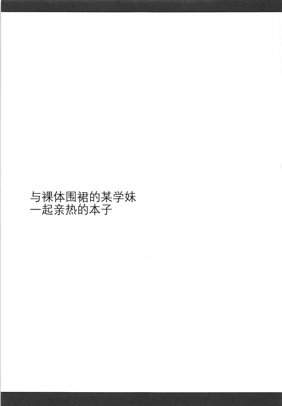 (COMIC1☆12) [ELHEART'S (Ibuki Pon)] Hadaka Apron no Bou Kouhai to Ichaicha Suru Hon (Fate/stay night) [Chinese] - Page 2