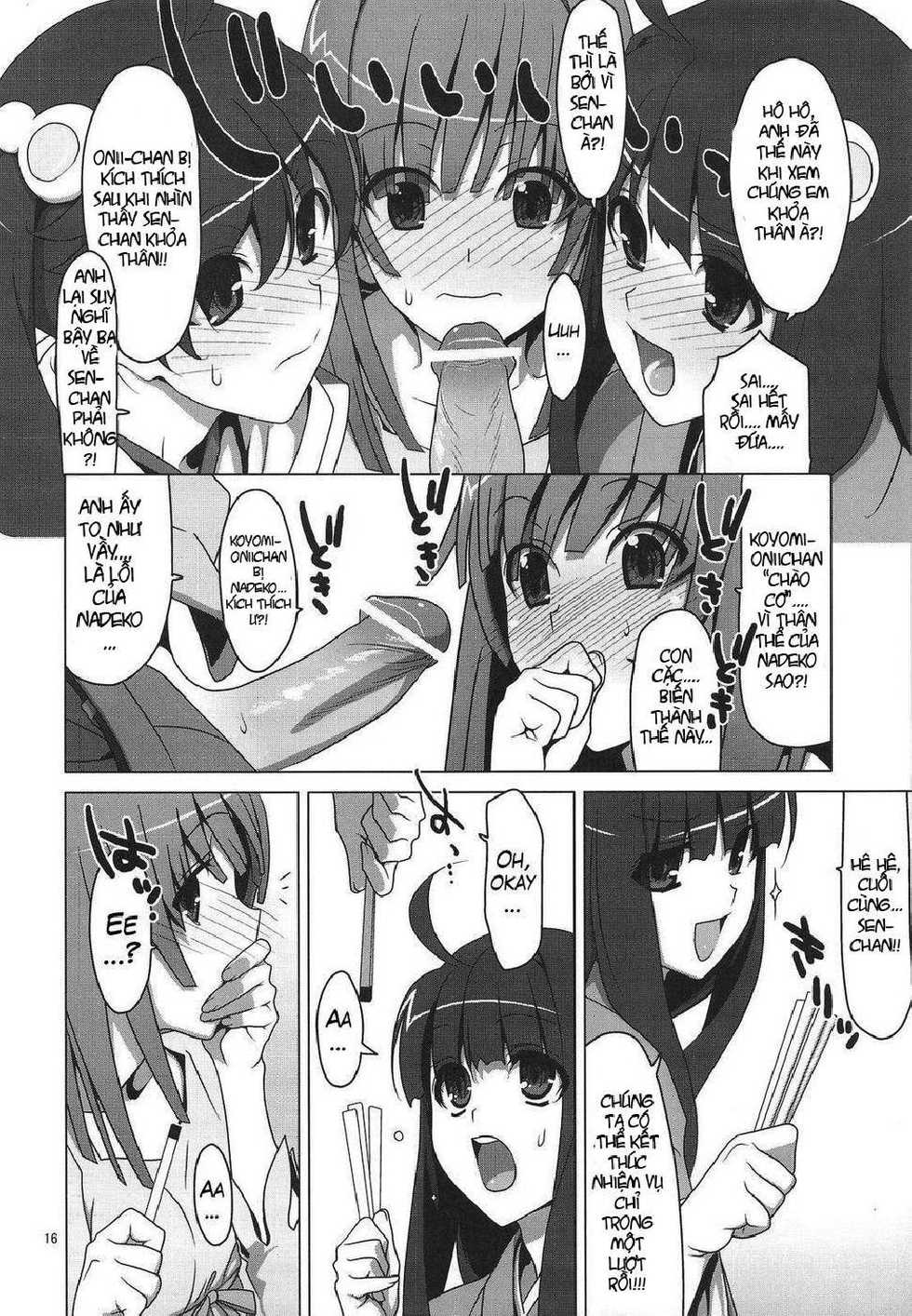 (SC46) [TIES (Takei Ooki)] Onegai! FireSisters★ (Bakemonogatari) [Vietnamese Tiếng Việt] [LXERS] - Page 16