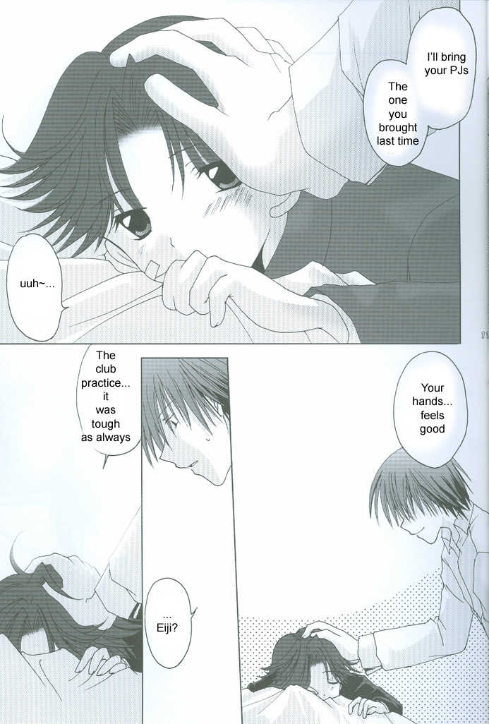 (NEVER MIND!) [LOVESEAT (Yuhka, Michiyo)] Kimi to no Kyori (Prince of Tennis) [English] [Zeus777] - Page 12
