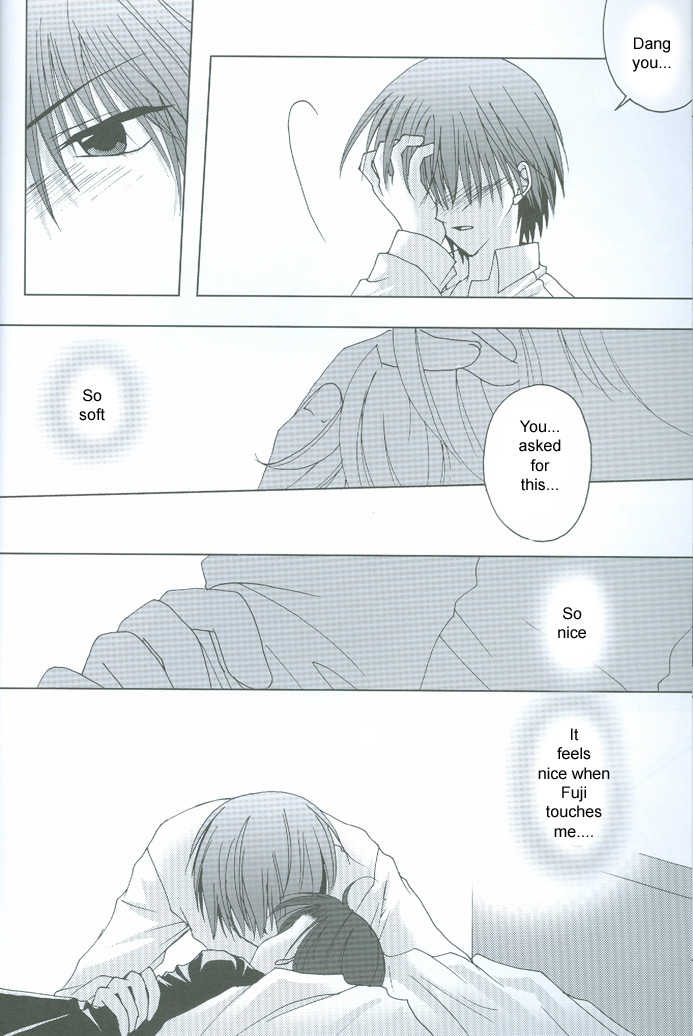 (NEVER MIND!) [LOVESEAT (Yuhka, Michiyo)] Kimi to no Kyori (Prince of Tennis) [English] [Zeus777] - Page 15