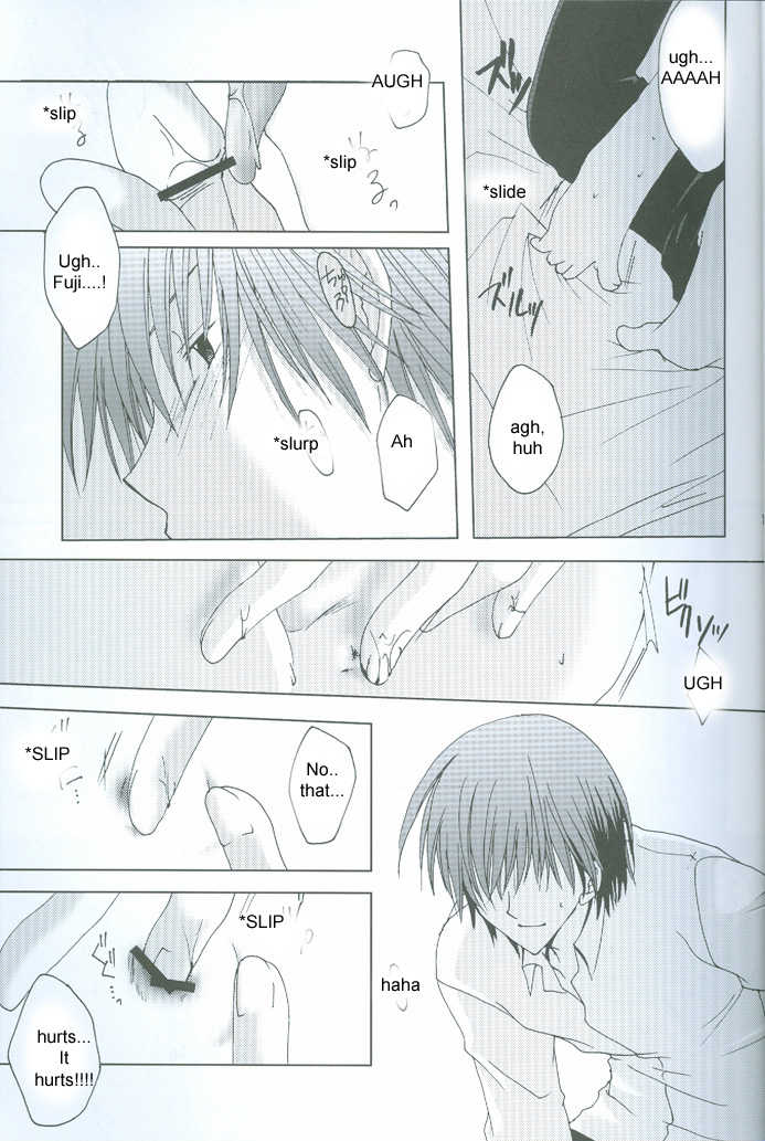 (NEVER MIND!) [LOVESEAT (Yuhka, Michiyo)] Kimi to no Kyori (Prince of Tennis) [English] [Zeus777] - Page 20