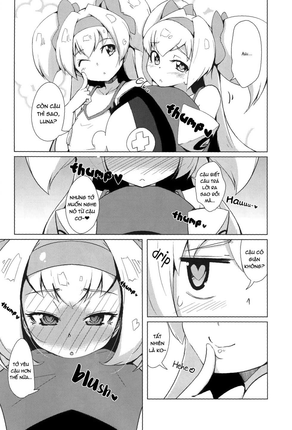 (C86) [Catcher's mitt of silver (Kaname Nagi)] Sena ♂ x Luna ♀ (BLAZBLUE) [Vietnamese Tiếng Việt] [Triggered Team] - Page 6