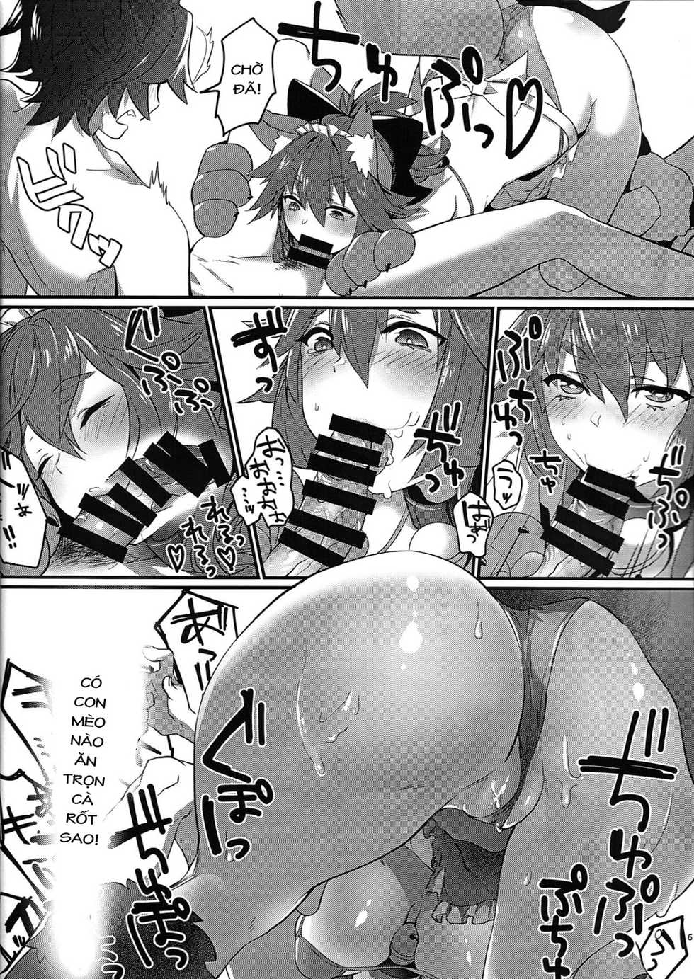 (C91) [Ramen Half Price ¥280 (Shirisensha)] Manatsu no Dosukebe Mesu Cat (Fate/Grand Order) [Vietnamese Tiếng Việt] [Juju] - Page 5