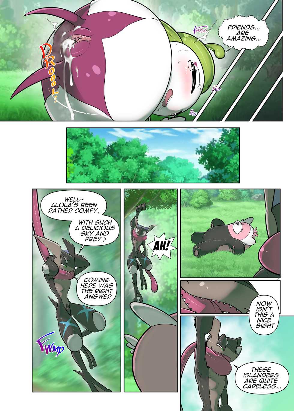 [KAWAZOKO (Kikunyi)] Jakuniku Koukan in Alola Sun Hen | Evil Greninja in Alola (Pokémon) [English] [Digital] - Page 18