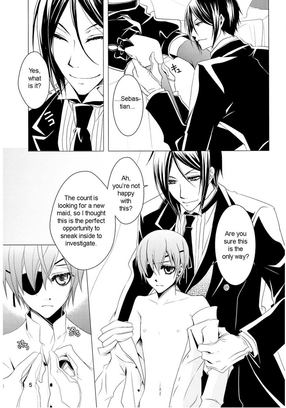 (C76) [Utsukiyo (Chiharu)] Shiyounin to Inu (Black Butler) [English] - Page 6