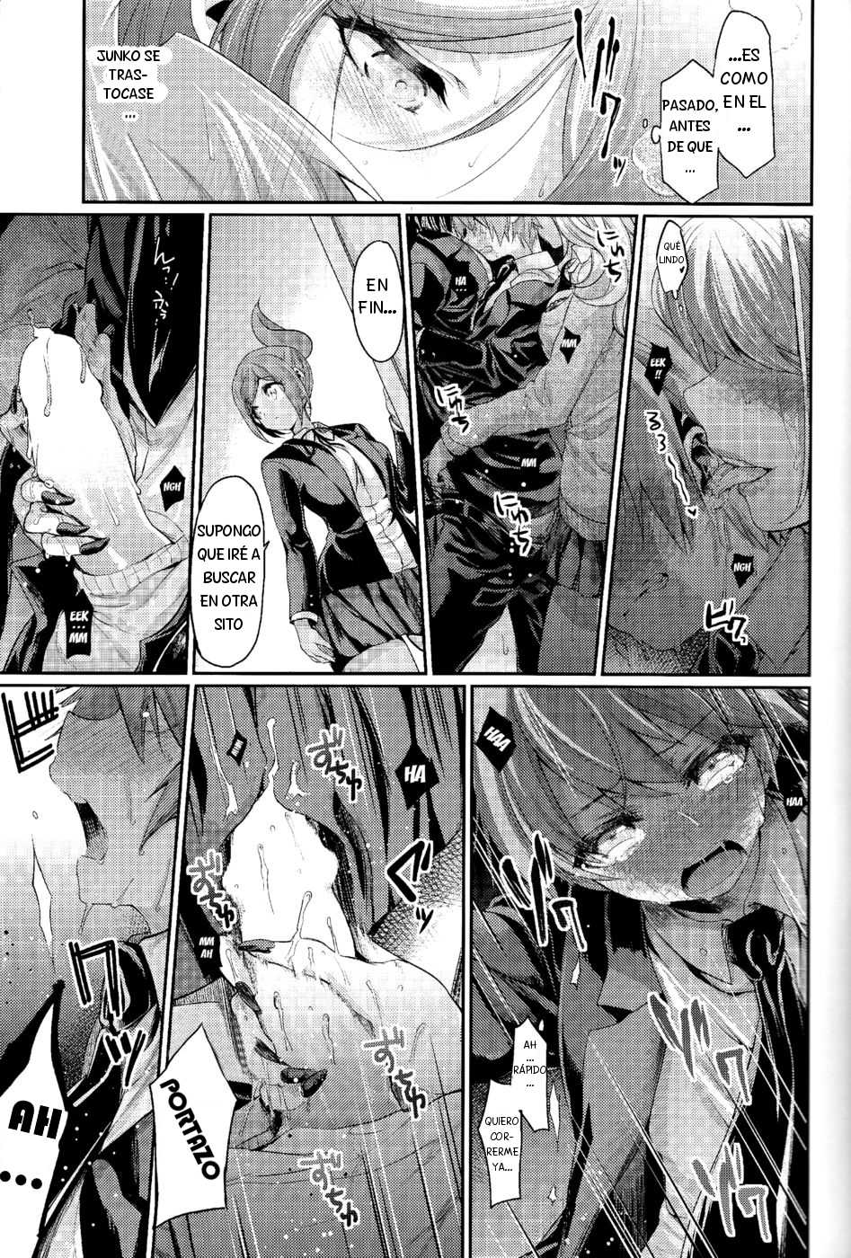 (C85) [Hirusuta (Taira Kosaka)] Zetsubou☆Locker Room ~Zetsubou☆Rocker Room~ (Danganronpa) [Spanish] - Page 14