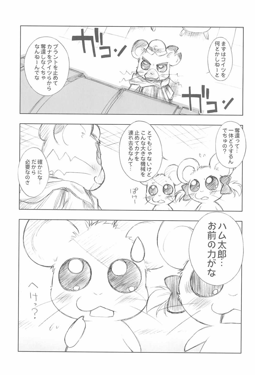 (C78) [Kurage Kenkyuusho (Chouchin Ankou)] Battle for the Planet of the Hams -EPISODE4- (Hamtaro) - Page 5