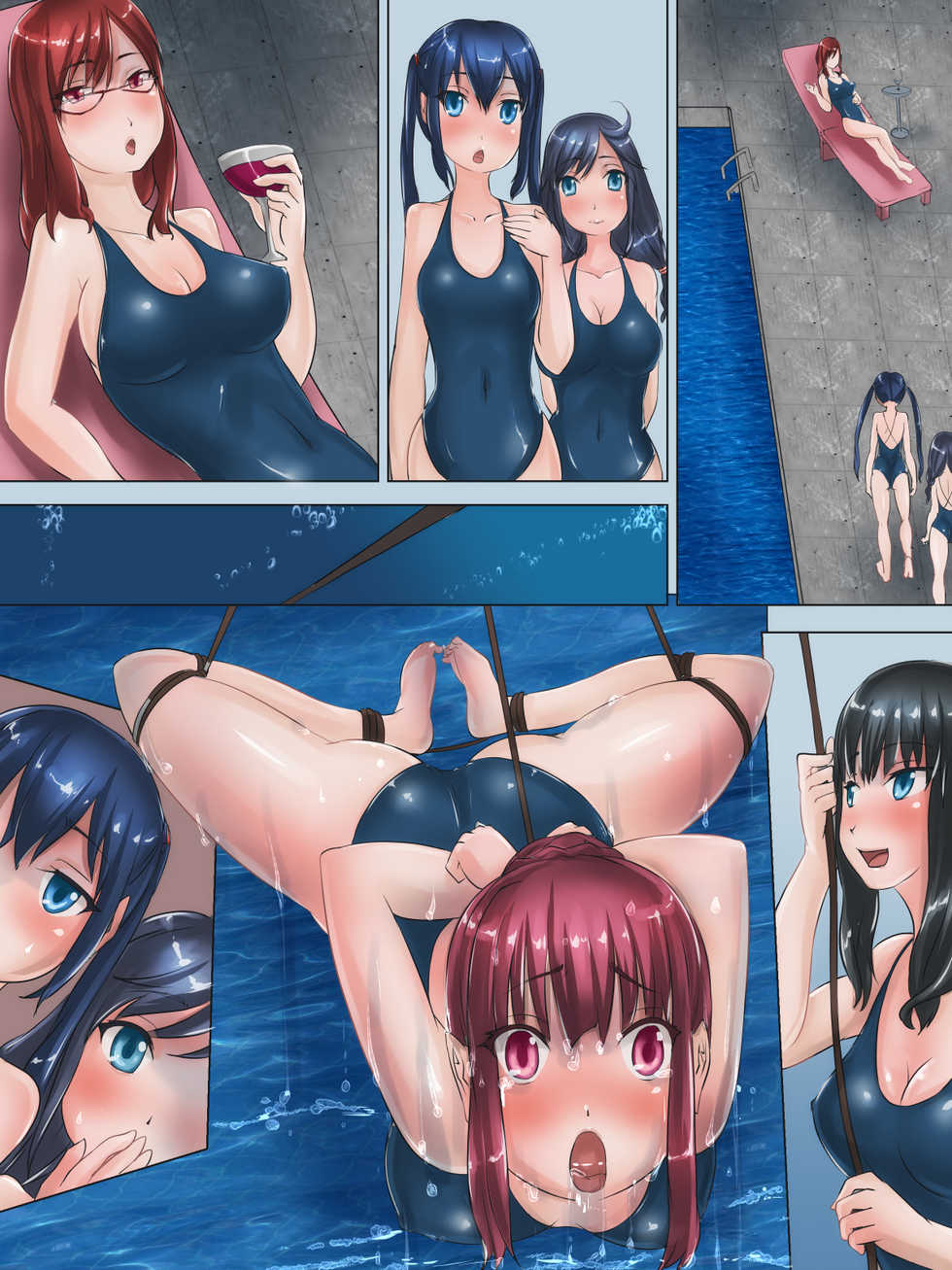 [H2O Aquarium (H2O)] Suieibu no Manager o Mizuzeme Kenshuu Suru Ohanashi - Page 26