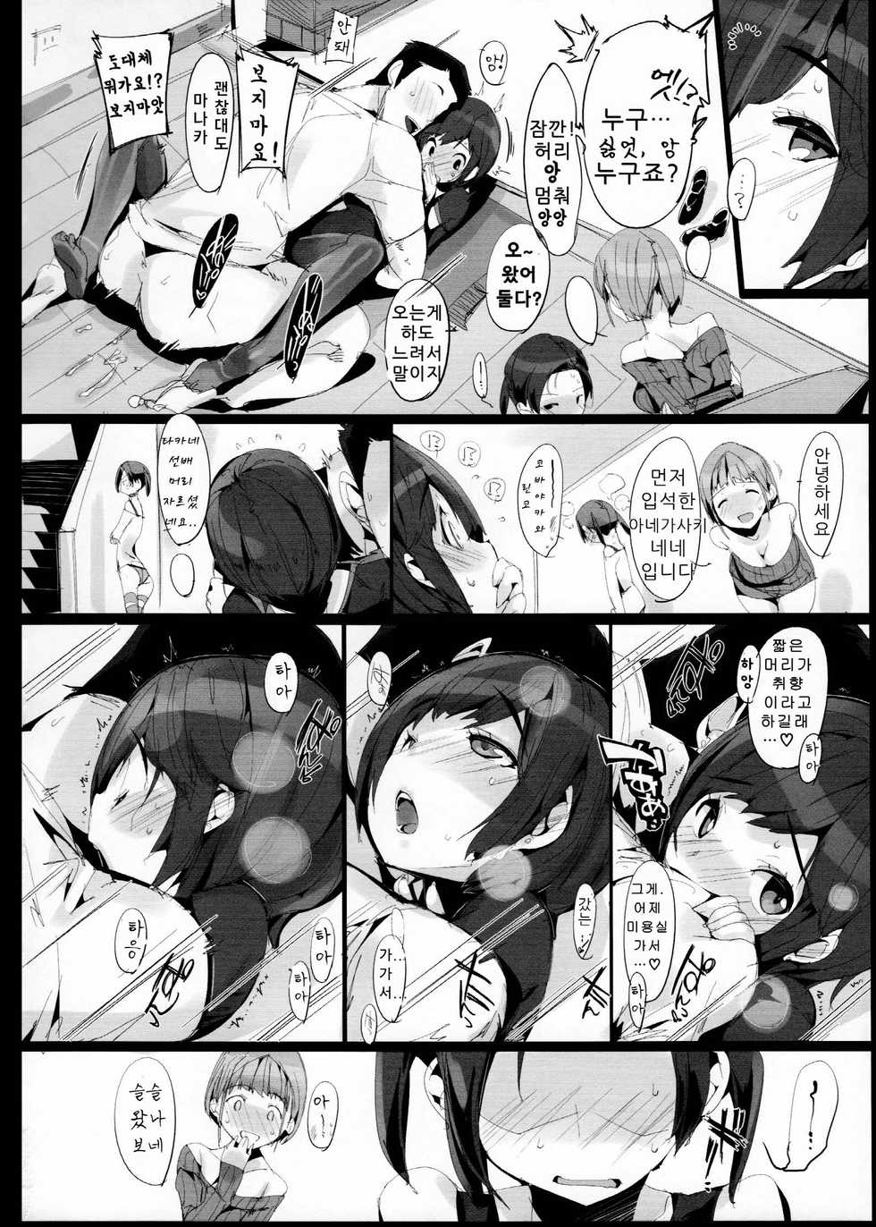 (C84) [Potato Salad (Himekuri)] Sanmata Plus | 산타마 플러스 (Love Plus) [Korean] - Page 18