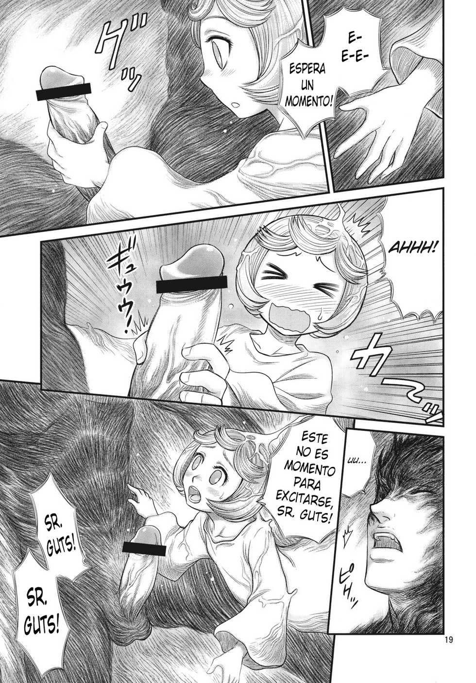 (C79) [Studio Tar (Kyouichirou)] Shiru Shiru Schierke!! (Berserk) [Spanish] [kalock] - Page 18