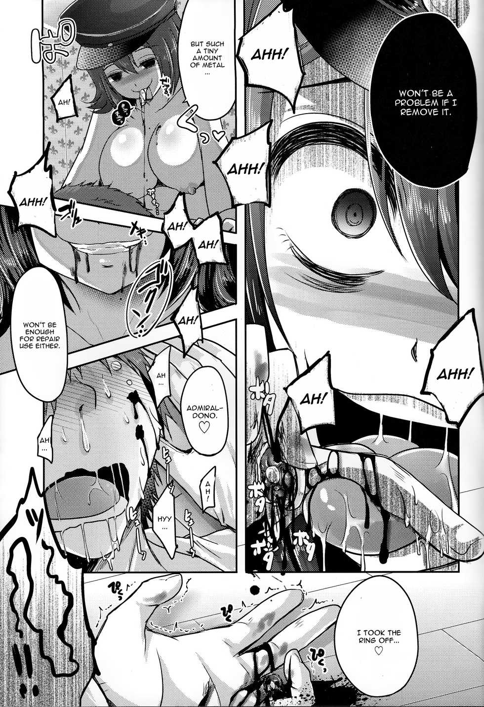 (C89) [Usubeniya (Usubeni Sakurako)] Kinzoku No Wa (Kantai Collection -KanColle-) [English] [CGRascal] - Page 22