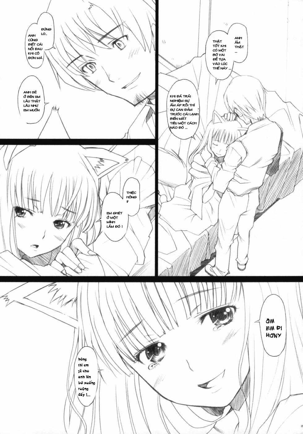 (SC38) [Kohakutei (Sakai Hamachi)] Ai ga Horohoro (Spice and Wolf) [Vietnamese Tiếng Việt] [Trueloveru] - Page 4