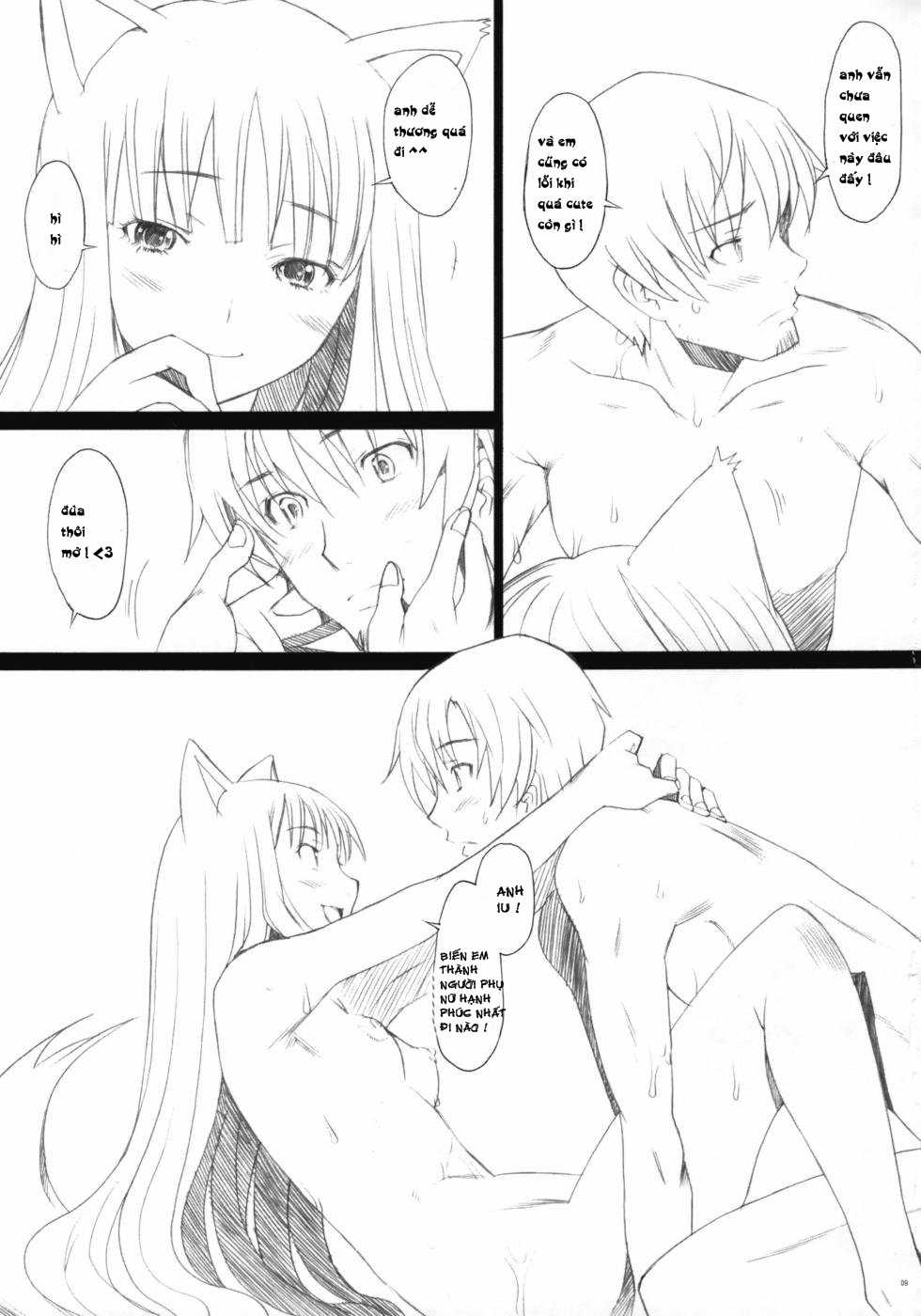 (SC38) [Kohakutei (Sakai Hamachi)] Ai ga Horohoro (Spice and Wolf) [Vietnamese Tiếng Việt] [Trueloveru] - Page 8