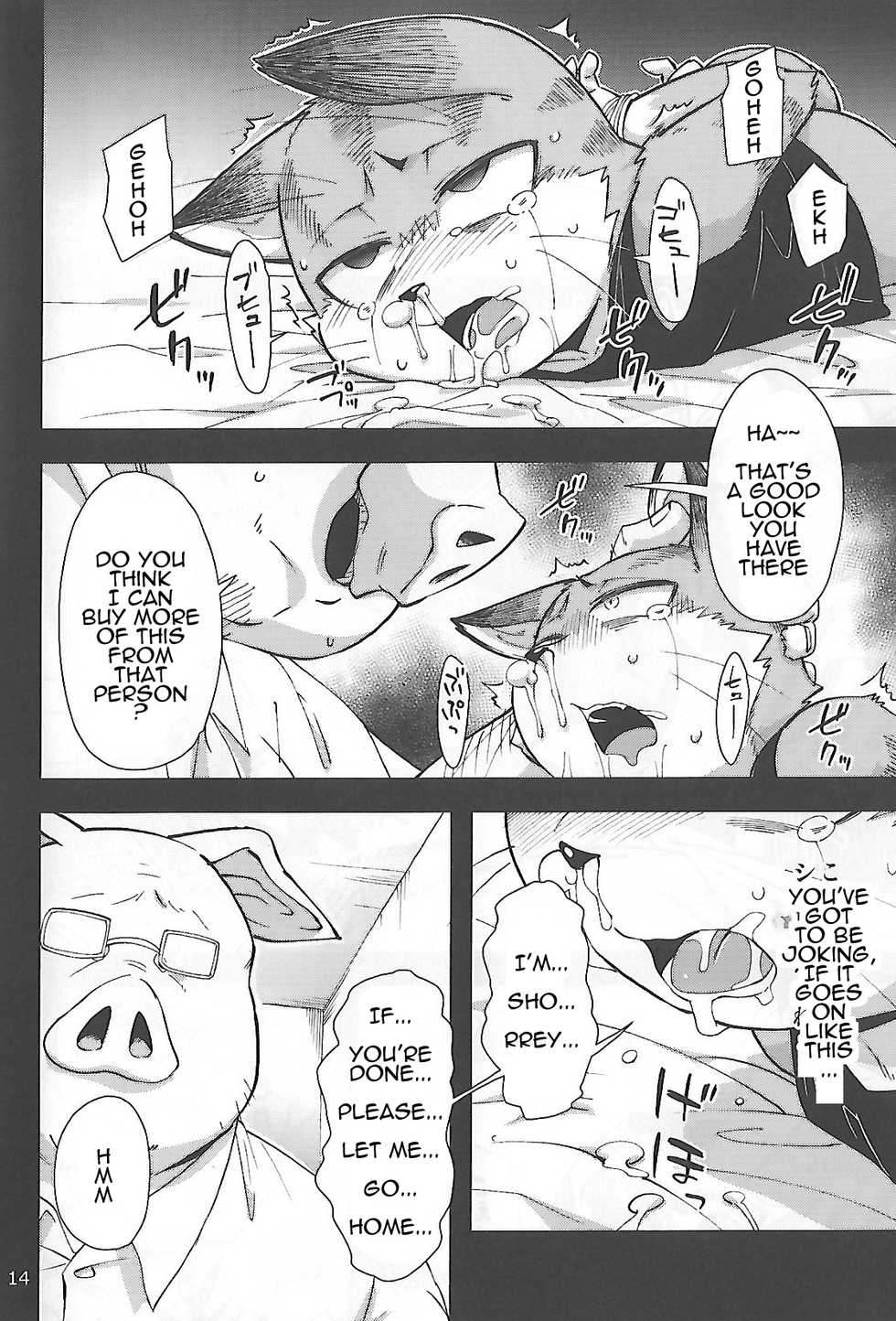 (Kansai! Kemoket 6) [Harugoya (Harusuke)] Harubon 12 [English] [Sanmer] - Page 14