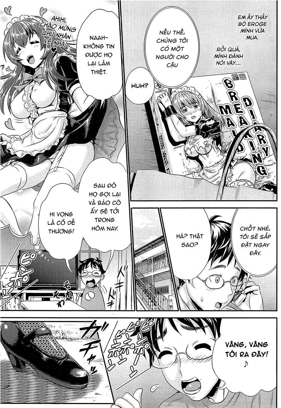 [Kubota Chihiro] Akarui Maid (?) Keikaku (COMIC Tenma 2014-12) [Vietnamese Tiếng Việt] [ultimate936] - Page 3