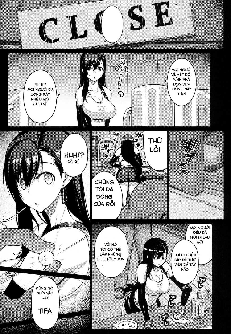 (C86) [Darabuchidou (Darabuchi)] T@NTR (Final Fantasy VII) [Vietnamese Tiếng Việt] [Drizzle] - Page 5