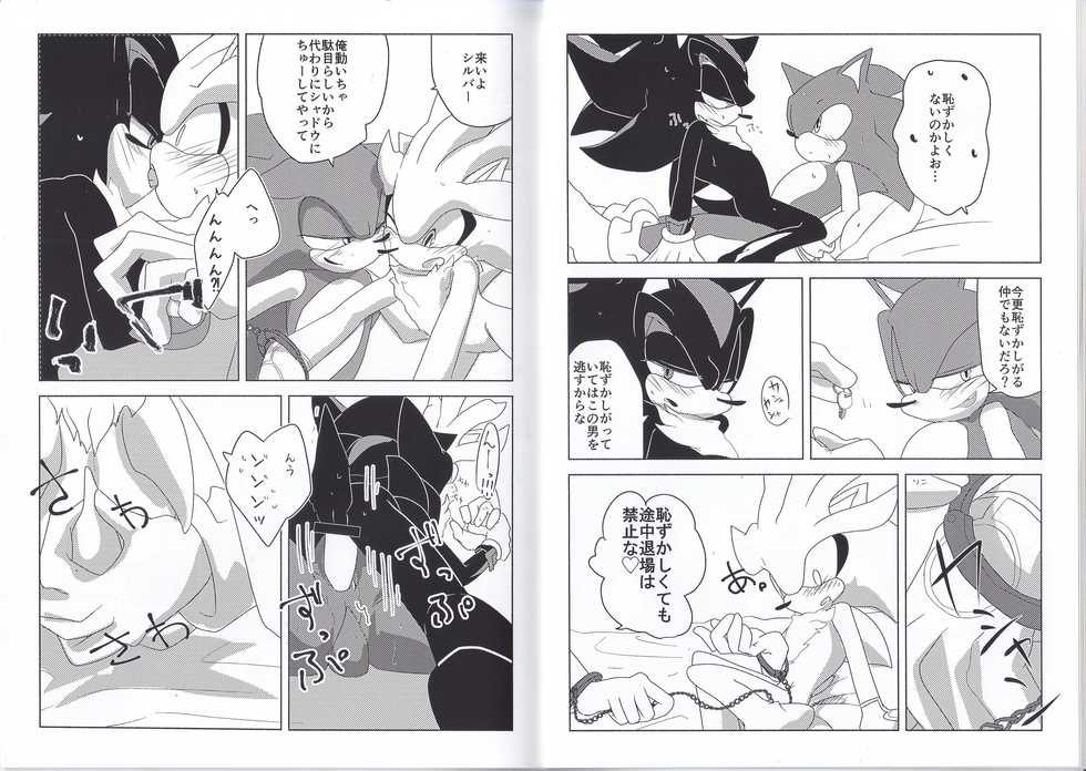 (SUPERKansai23) [CofG, Kakudaikyo (Asahi, Haluki)] Sanmi Ittai! (Sonic the Hedgehog) - Page 10