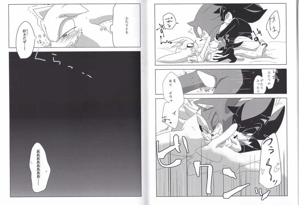 (SUPERKansai23) [CofG, Kakudaikyo (Asahi, Haluki)] Sanmi Ittai! (Sonic the Hedgehog) - Page 13