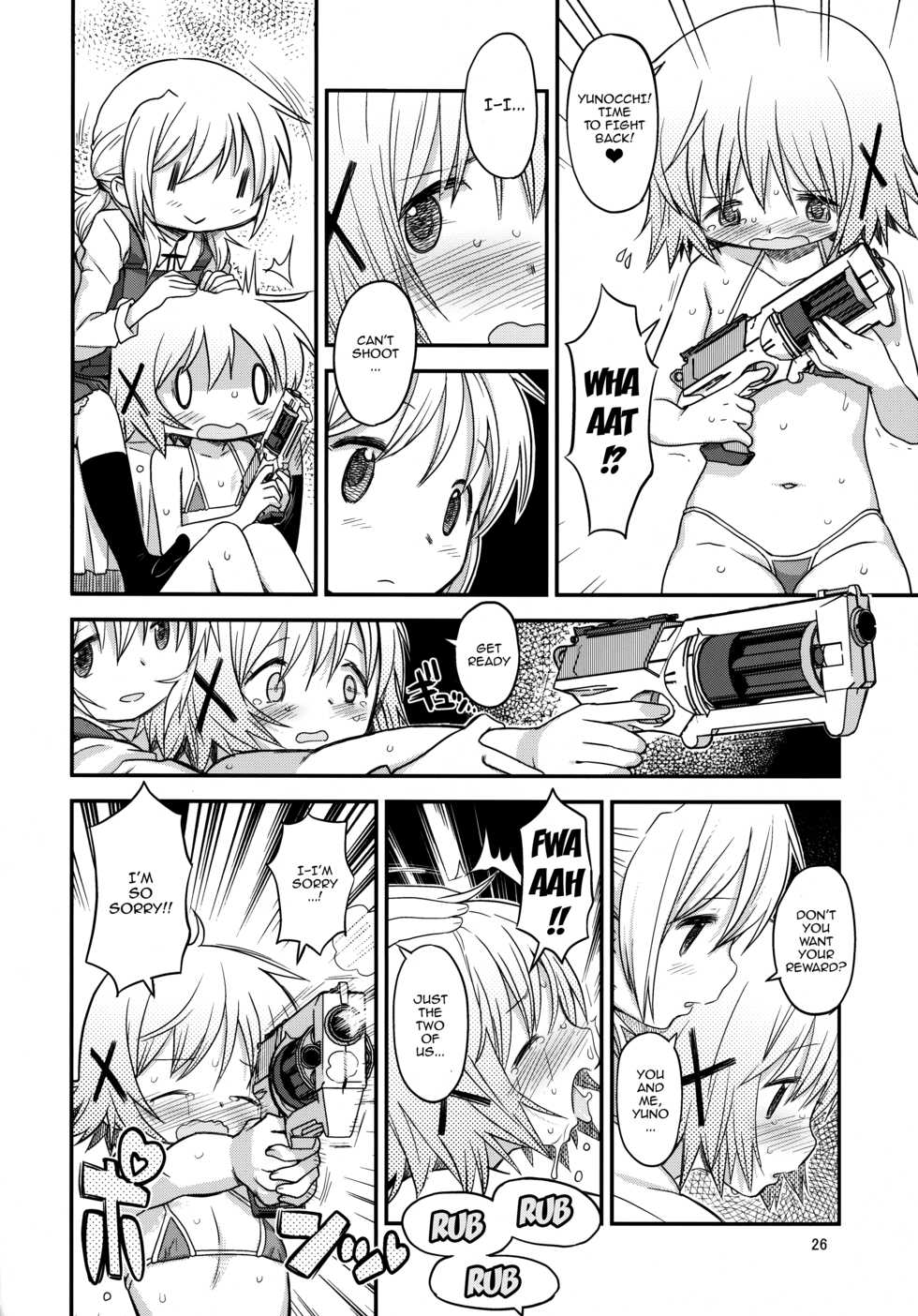 (Futaket 12) [GADGET (A-10)] Futanari Sketch 3 (Hidamari Sketch) [English] {doujins.com} - Page 24