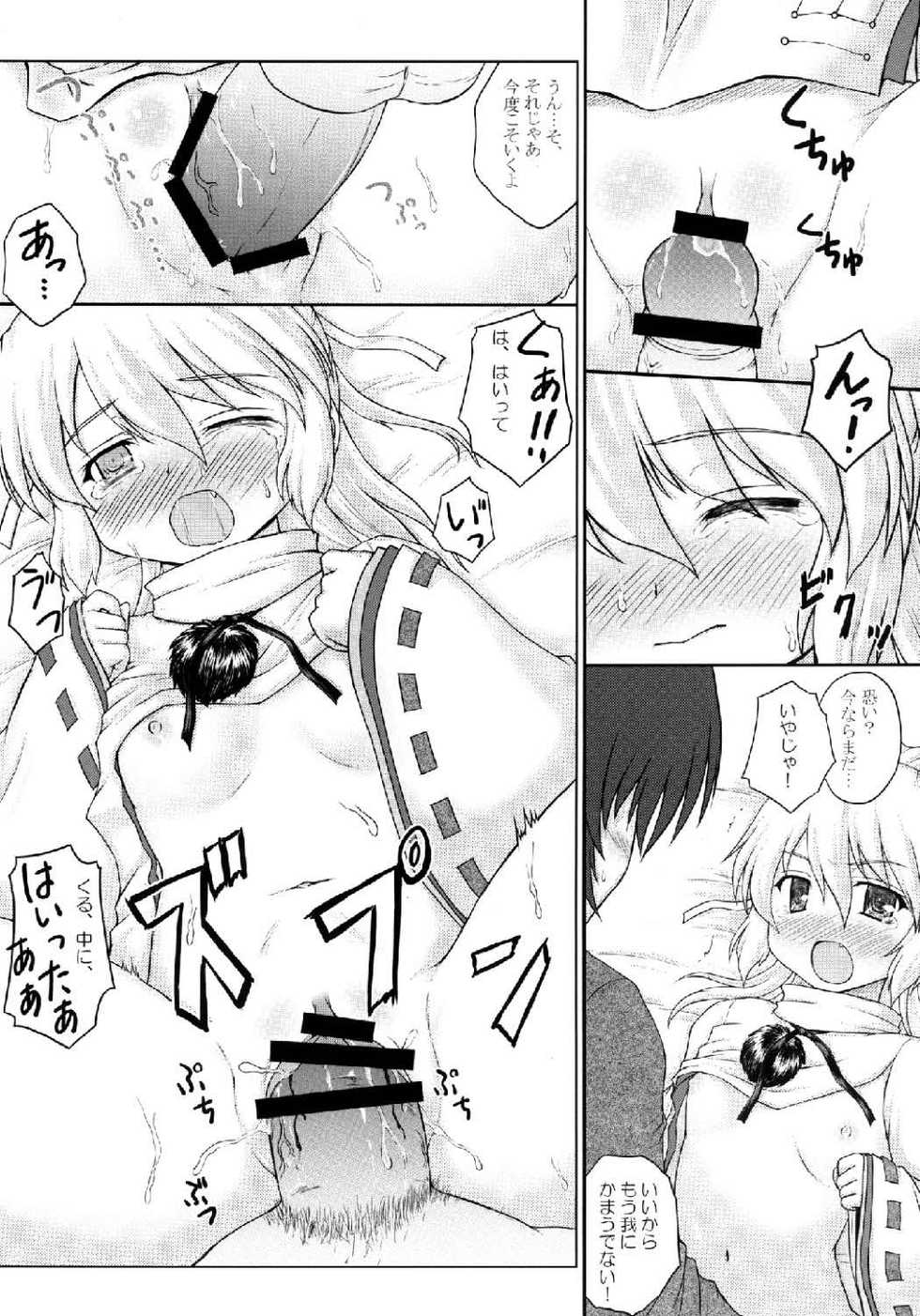 (C81) [Newtype Kenkyuujo (Kotowari)] Seidoujo o Seidoujo ni Saihenkan (Touhou Project) - Page 16