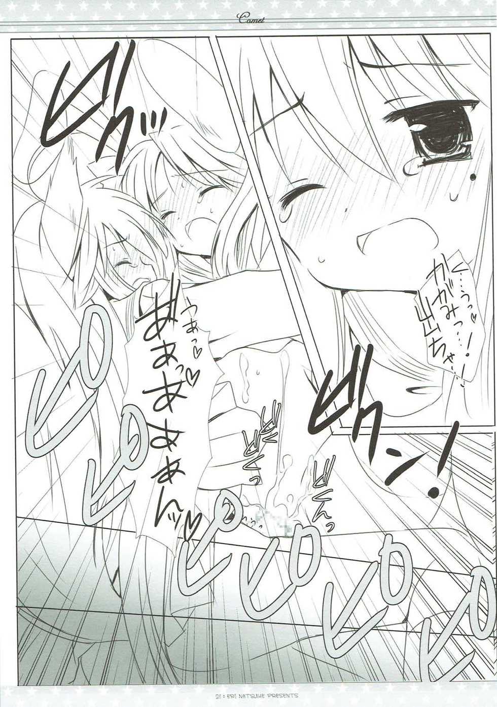 (Mimiket 17) [Ichigosize (Natsume Eri)] Suisei (Lucky Star) - Page 20
