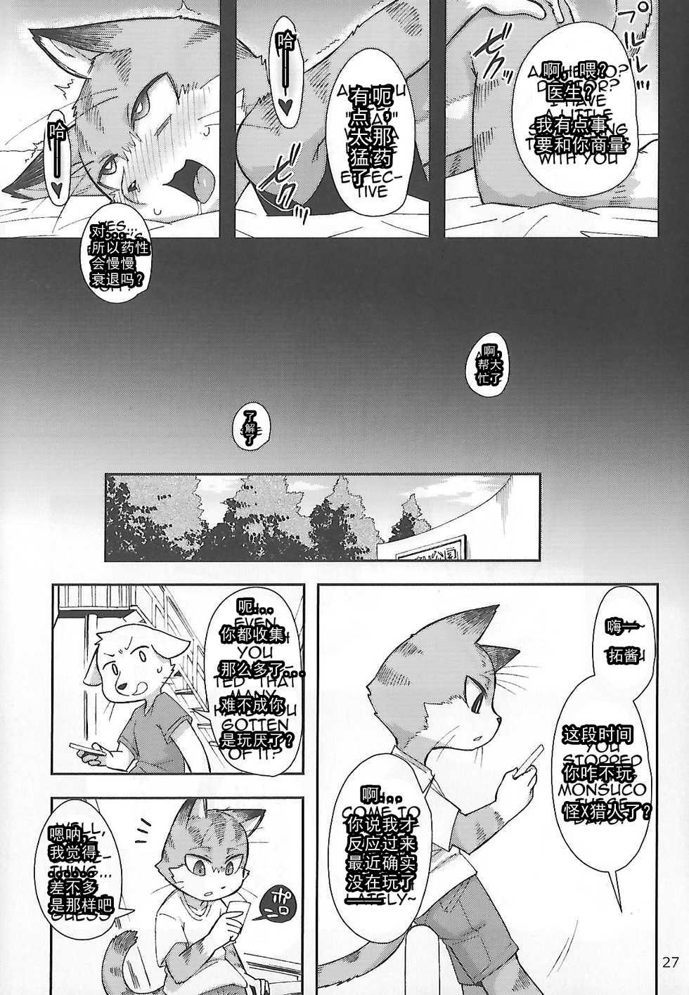 (Kansai! Kemoket 6) [Harugoya (Harusuke)] Harubon 12 [Chinese] [CK] - Page 27