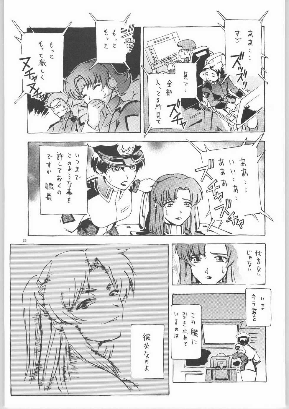 (C66) [Dish up (Warabi Yuuzou)] Kekkan Dam Dam A (Gundam Seed) - Page 24