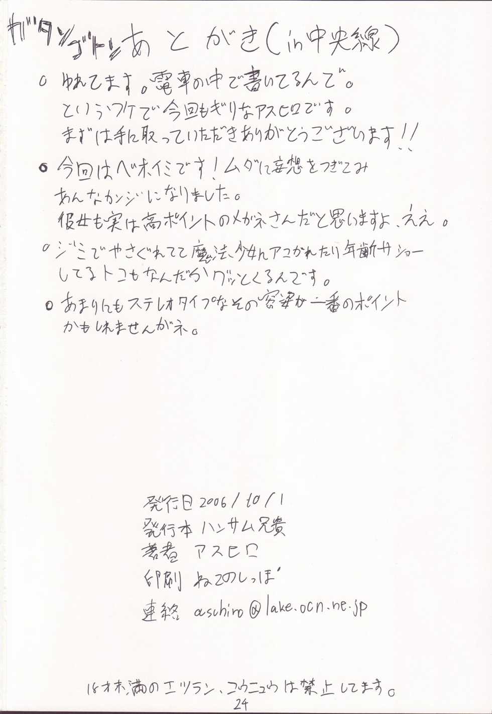 (SC33) [Handsome Aniki (Asuhiro)] MP Zero (Pani Poni Dash!) - Page 23