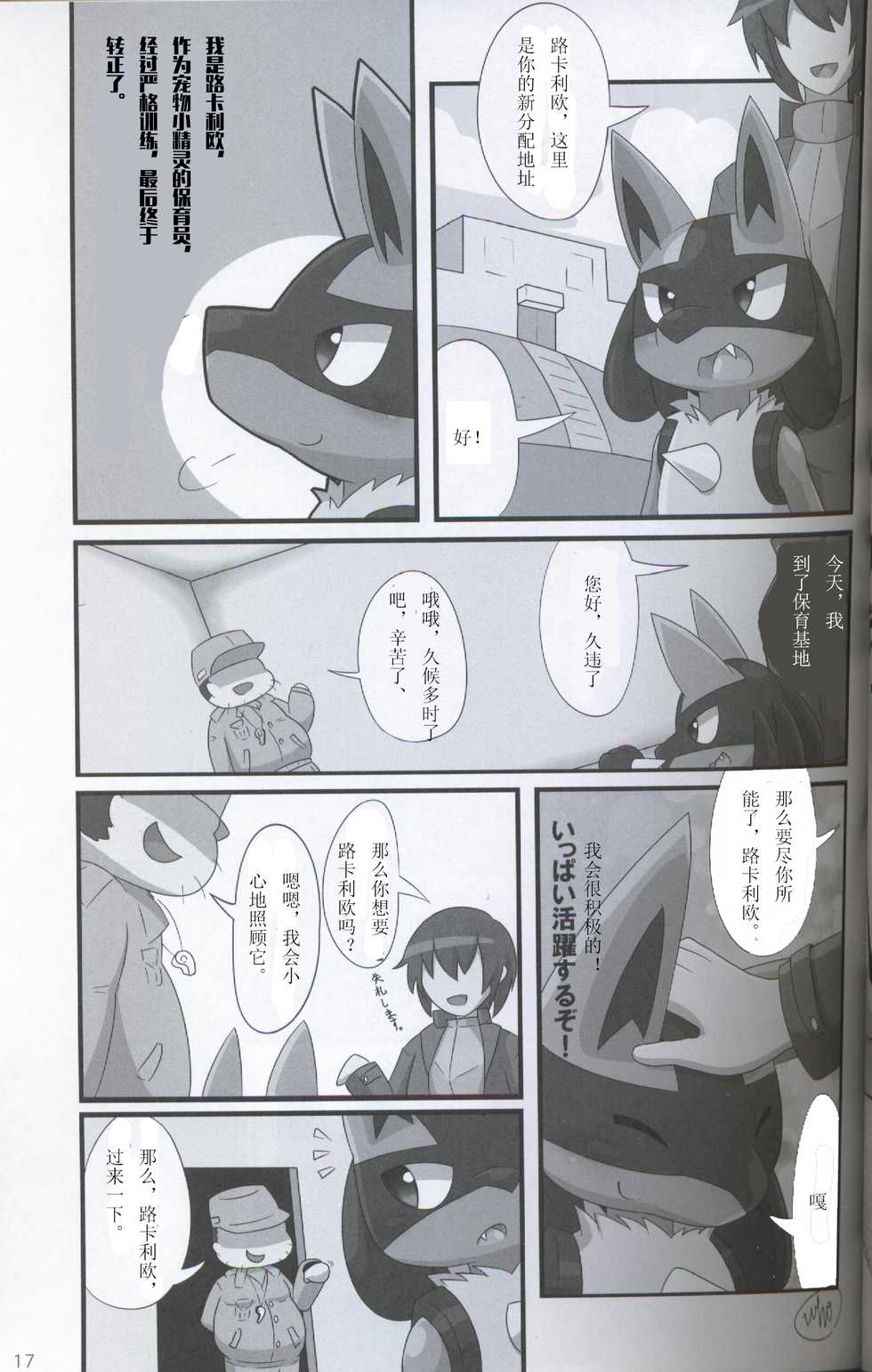 (C88) [Odoshiro Canvas (Various)] TRAiNER! (Pokémon) [Chinese] [黎明汉化组] - Page 16