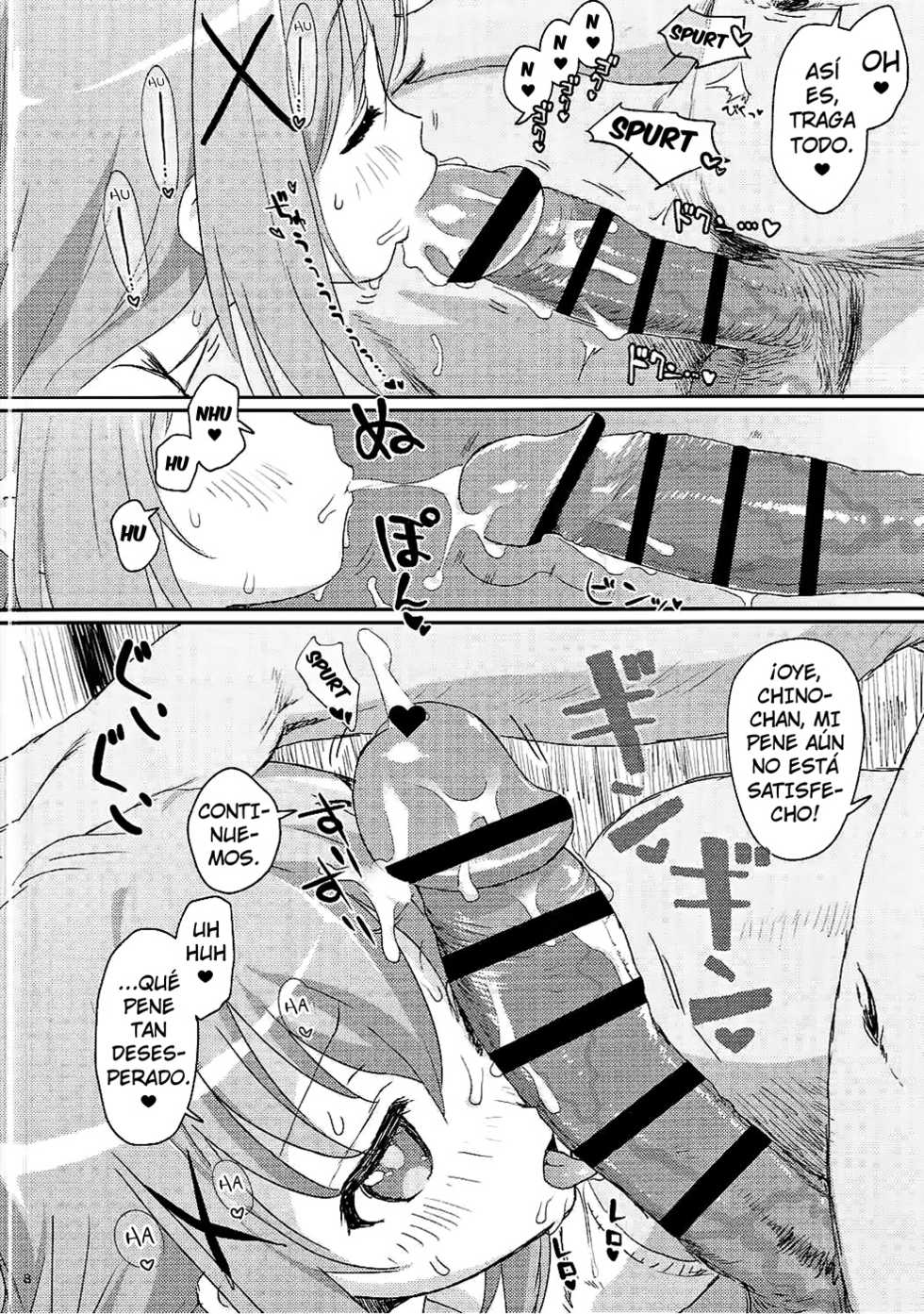 (C90) [2nd color (Typehatena)] Saimin nante Kakaru Wake Naijanaidesuka | La hipnosis no funciona, ¿cierto? (Gochuumon wa Usagi desu ka?) [Spanish] - Page 7