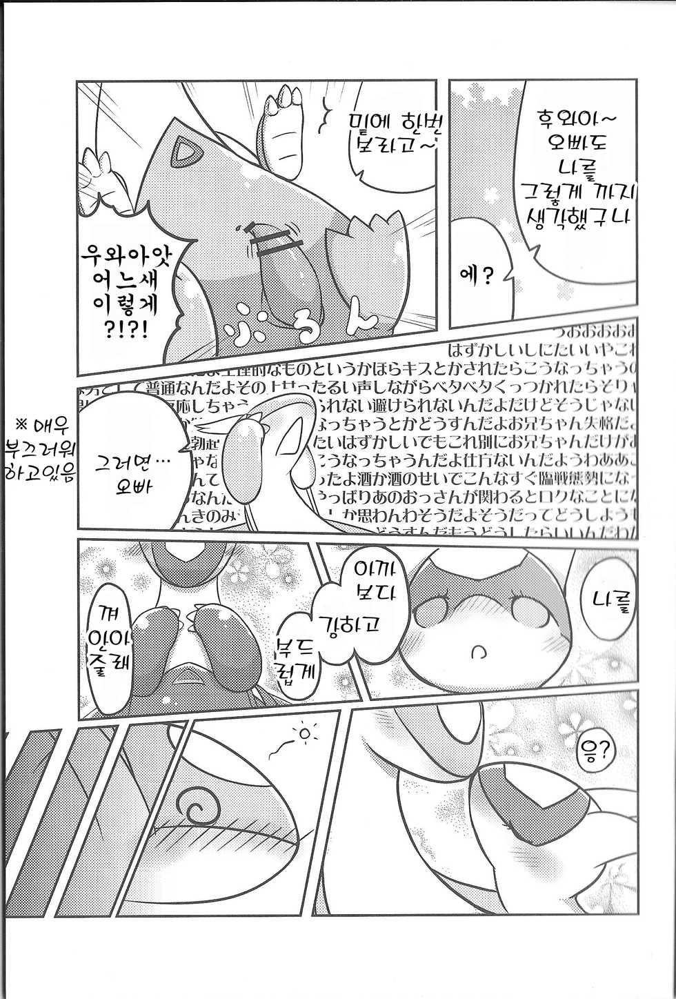 (C87) [Kajigurumi (Kajiura)] Fushigina Okurimono | 이상한 선물 (Pokémon) [Korean] [호접몽] - Page 8