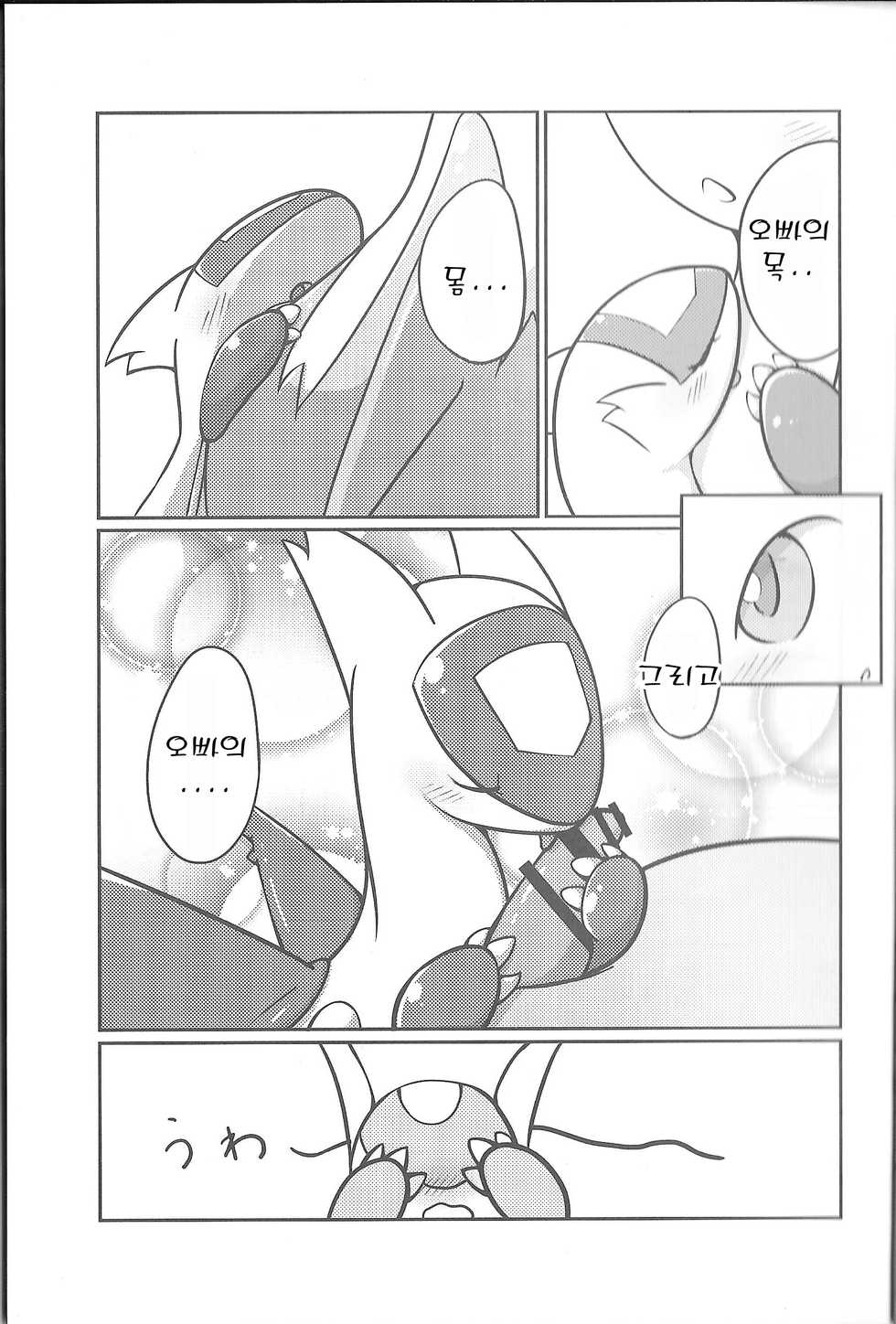 (C87) [Kajigurumi (Kajiura)] Fushigina Okurimono | 이상한 선물 (Pokémon) [Korean] [호접몽] - Page 10