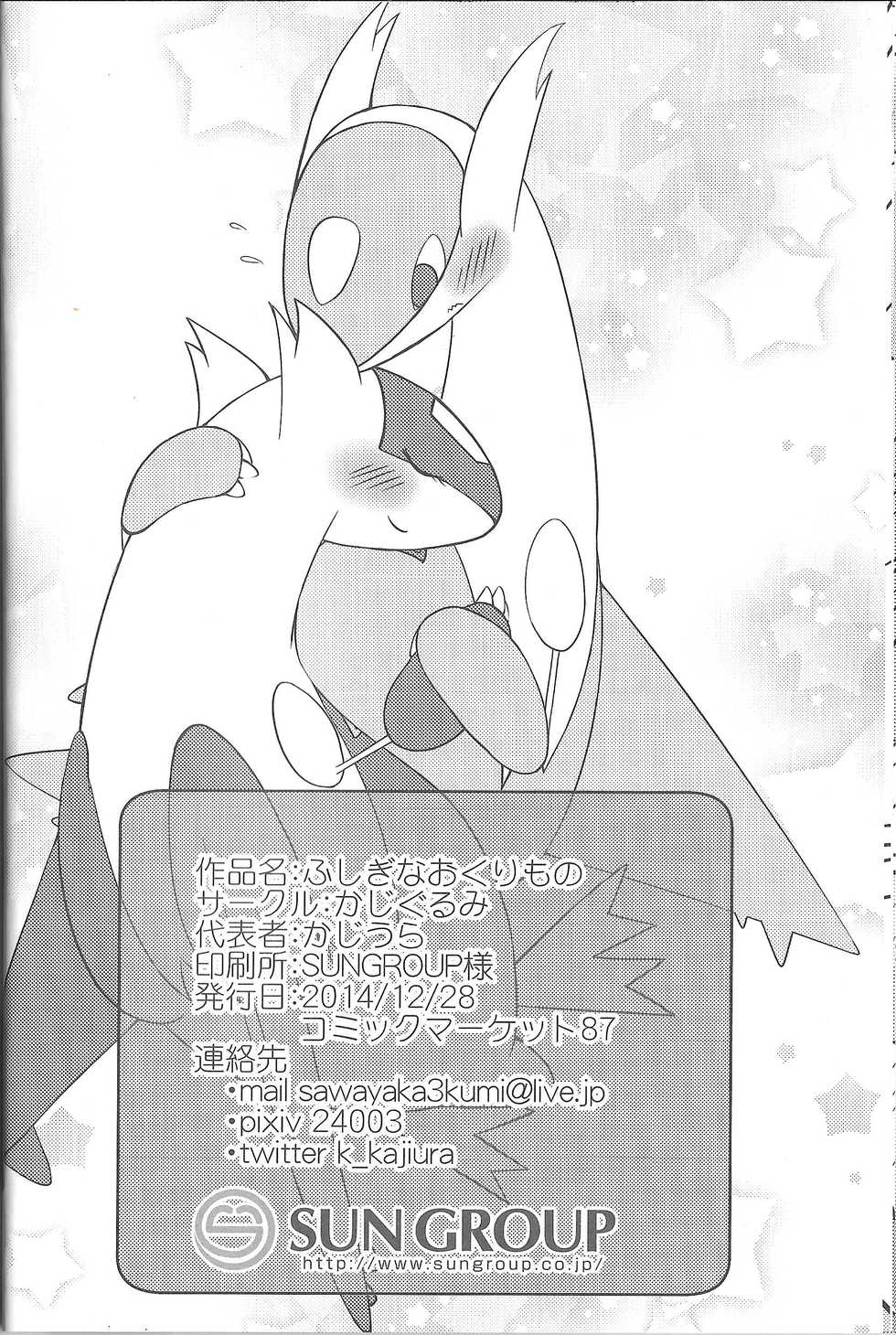 (C87) [Kajigurumi (Kajiura)] Fushigina Okurimono | 이상한 선물 (Pokémon) [Korean] [호접몽] - Page 21