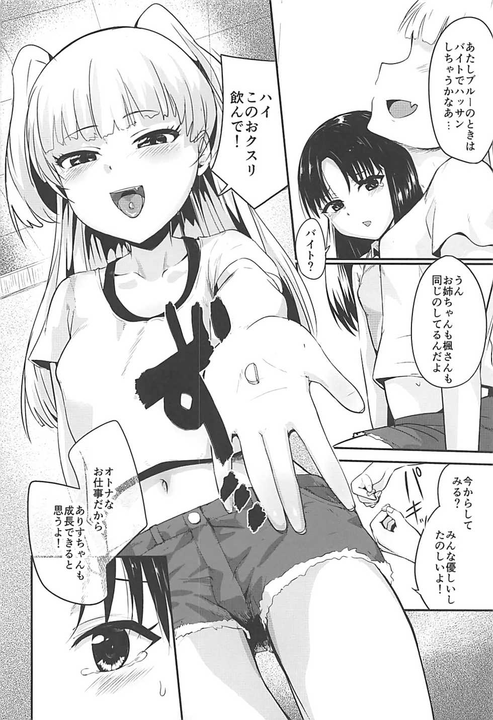 (C93) [Homuhomu Seisakujo (Igakino Agenasu)] Arisu in Darkland (THE IDOLM@STER CINDERELLA GIRLS) - Page 9