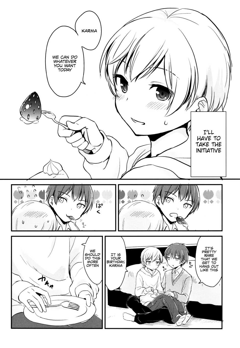 [Sanshoku Dango (Riko)] Happy Merry Christmas Birthday (Ansatsu Kyoushitsu) [English] {Shotachan} - Page 3