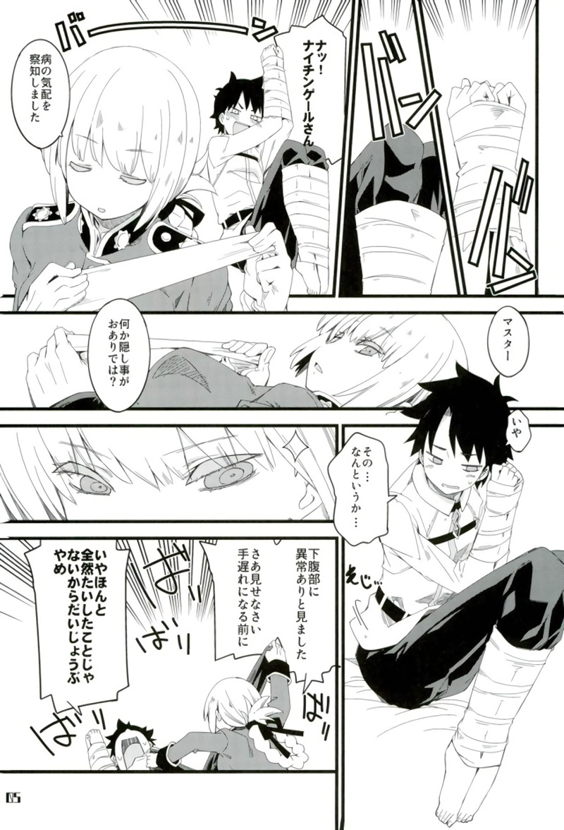 (C92) [CurryBergDish (Mikage)] Nightingale-san no Kareinaru Chiryou (Fate/Grand Order) - Page 4