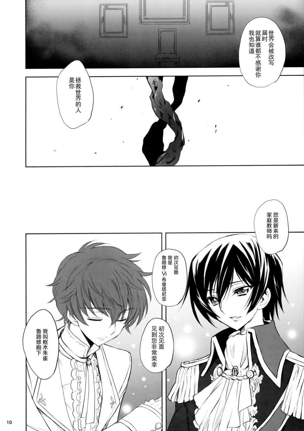 (C77) [Reflection (Panta)] Dare mo Inai Shiro (Code Geass: Lelouch of the Rebellion) [Chinese] [无毒汉化组] - Page 10