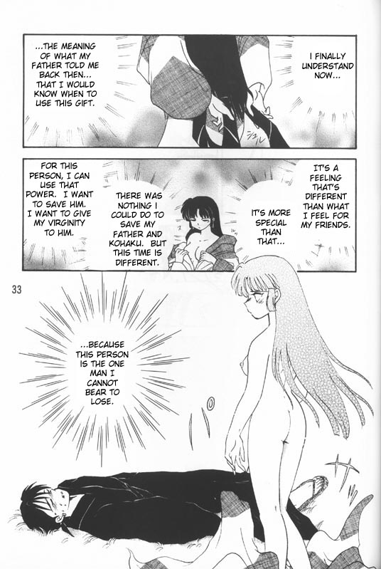[Kaminobe (Kaminobe Kanon)] Sengoku Renbo Emaki | Falling in Love in the Warring States Era (Inuyasha) [English] [Scribe Figaro] - Page 31