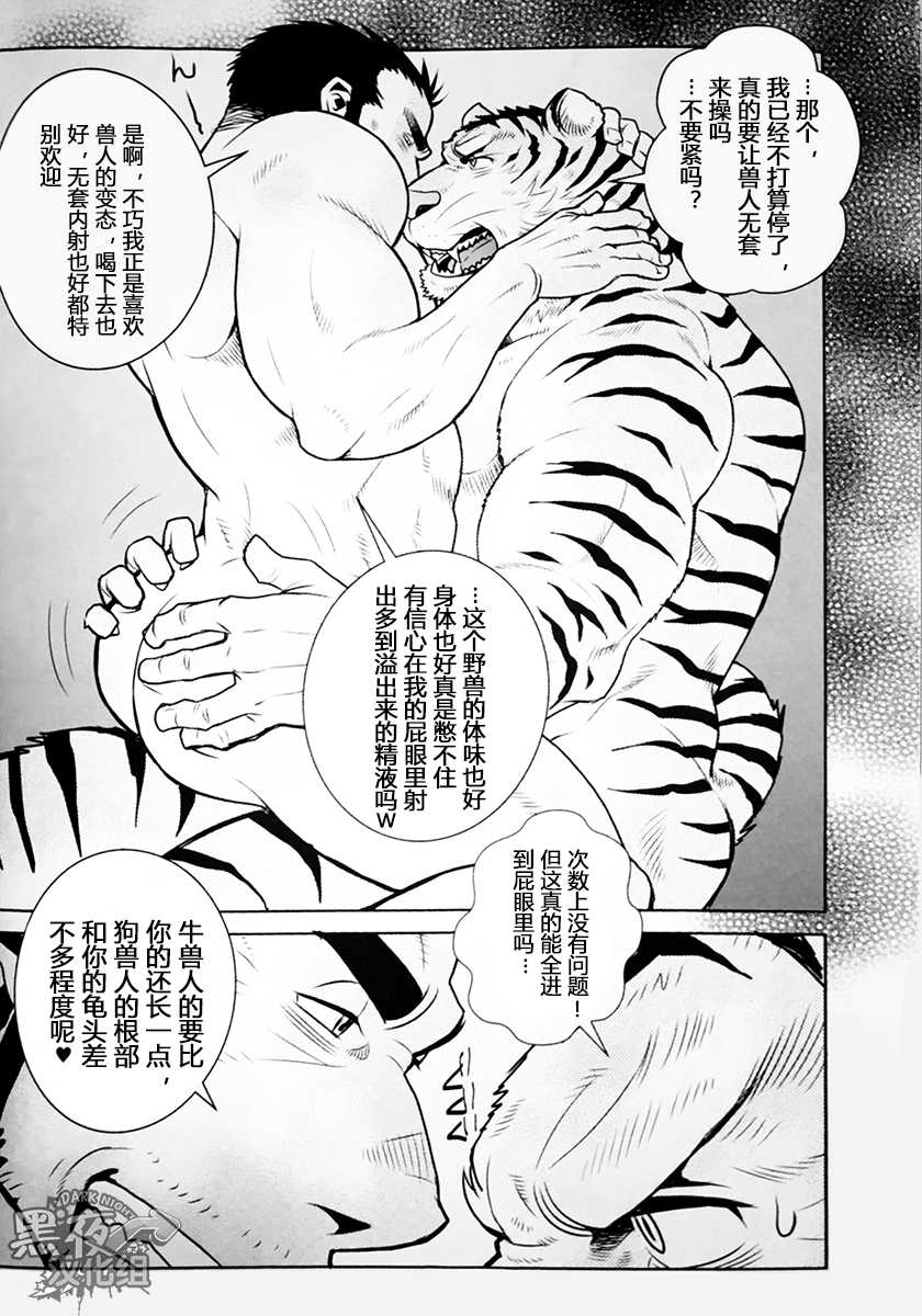 (Kemoket 5) [Masamune Kokichi (Matsuzaki Tsukasa)] Rinjin Trouble | 邻家虎难 [Chinese] [黑夜汉化组] - Page 13