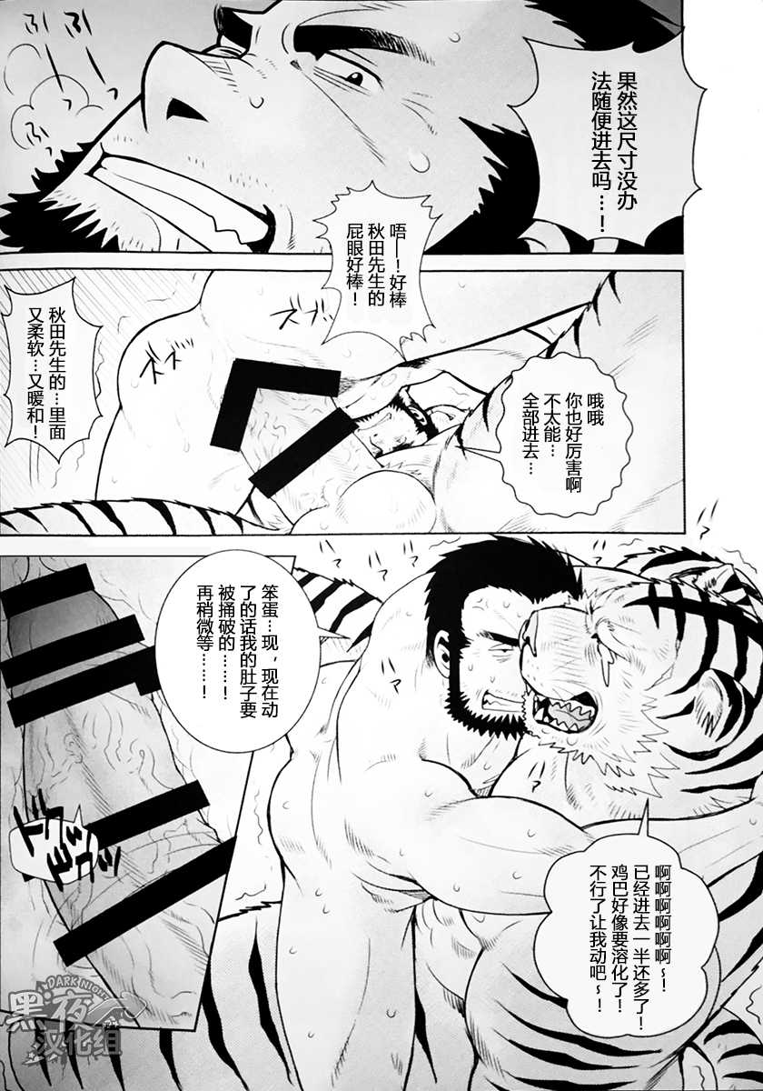 (Kemoket 5) [Masamune Kokichi (Matsuzaki Tsukasa)] Rinjin Trouble | 邻家虎难 [Chinese] [黑夜汉化组] - Page 15