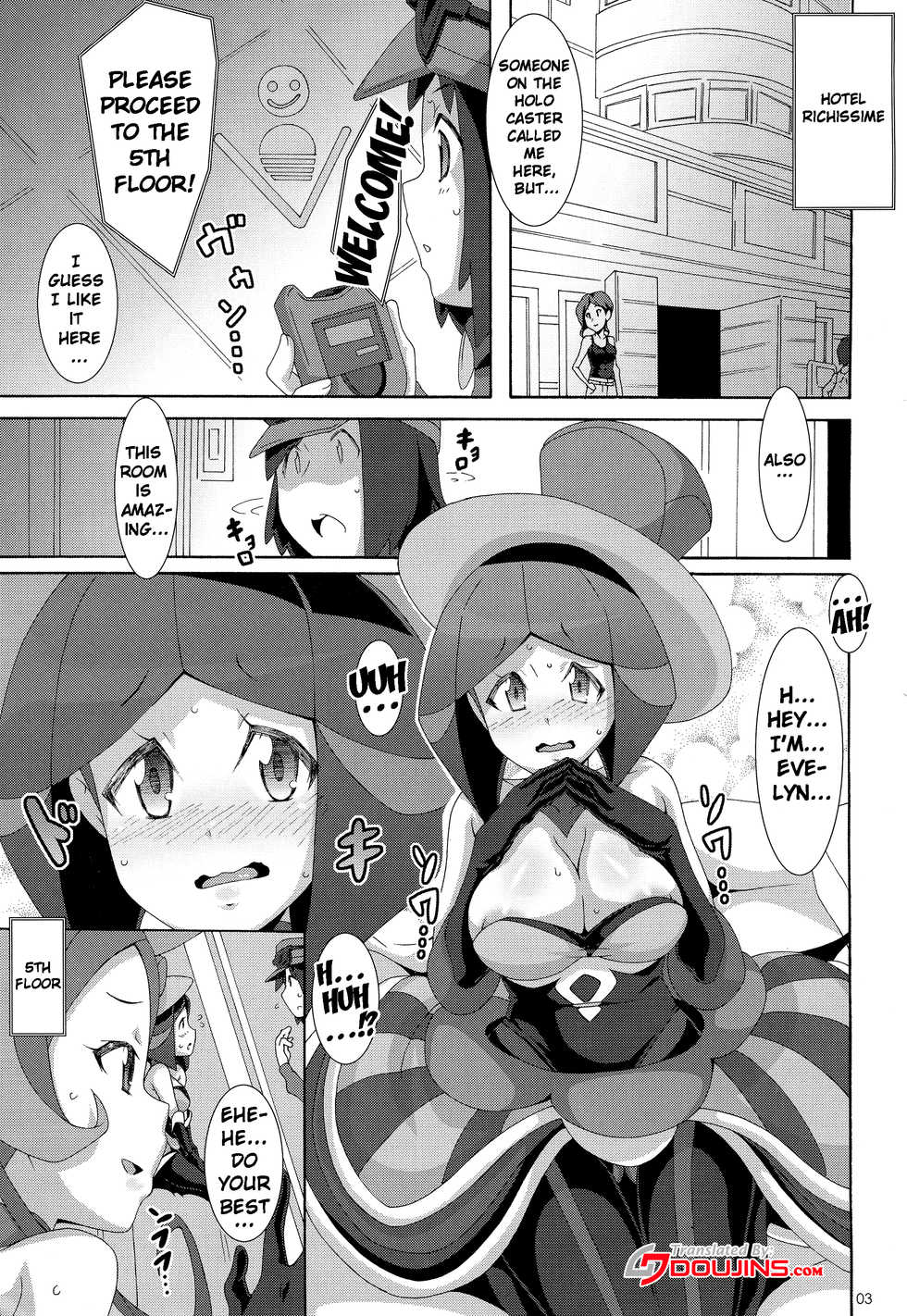 (C85) [Akusei-Shinseibutsu (Nori)] Aoi Yuuhi - Coucher du soleil bleu | Blue Evening Sun (Pokémon) [English] {doujins.com} - Page 2