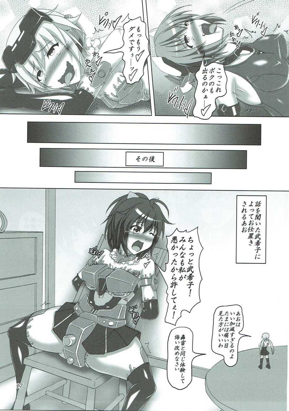 油のついた手でプラモを組んではいけない (フレームアームズ・ガール) - Page 16