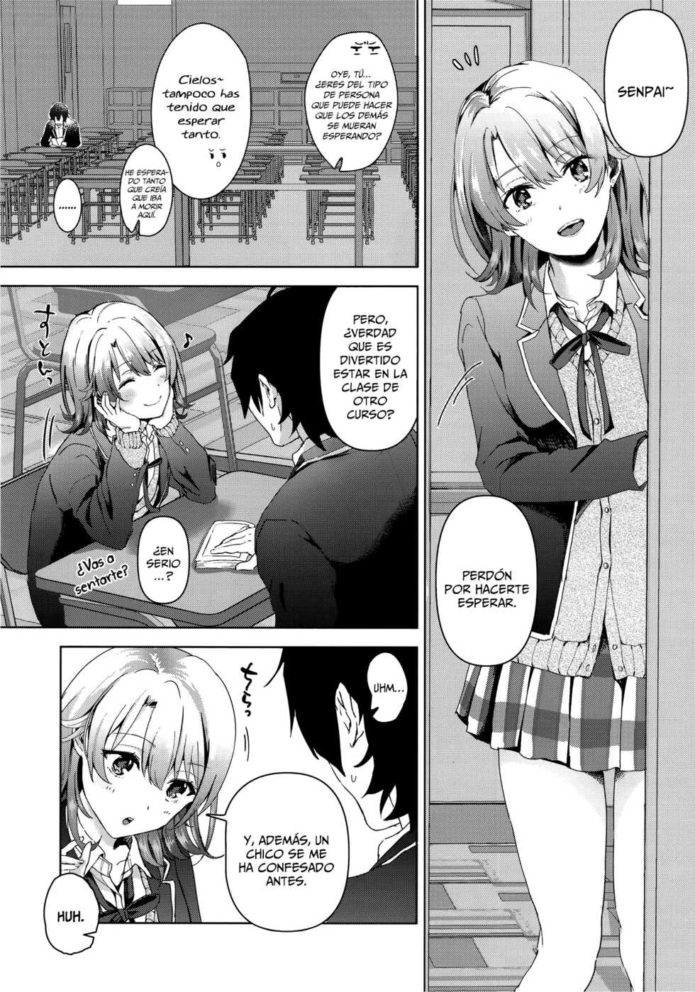 (C92) [Shirojia (Shirono Jia)] Yahari Ore wa Isshiki Iroha no Shoujou de Odoritsuzukeru. | Isshiki Iroha sigue manipulándome,  justo como esperaba. (Yahari Ore no Seishun Love Come wa Machigatteiru.) [Spanish] [Valkiria] - Page 2