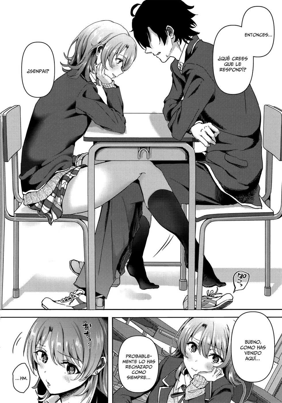 (C92) [Shirojia (Shirono Jia)] Yahari Ore wa Isshiki Iroha no Shoujou de Odoritsuzukeru. | Isshiki Iroha sigue manipulándome,  justo como esperaba. (Yahari Ore no Seishun Love Come wa Machigatteiru.) [Spanish] [Valkiria] - Page 3