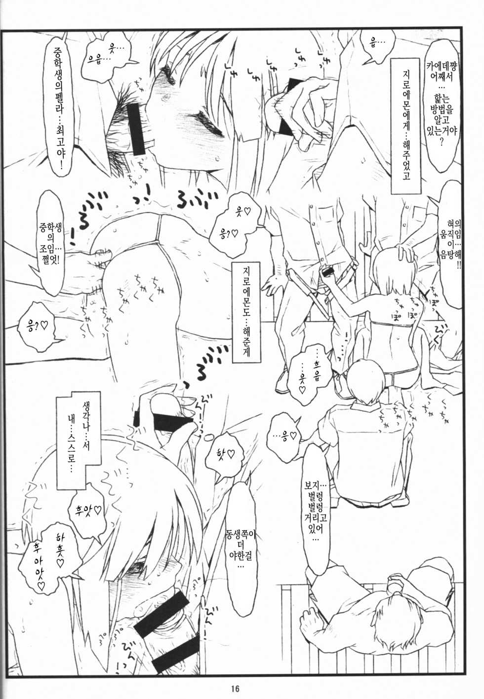 (COMIC1☆9) [bolze. (rit.)] Tsurugiya Buaisou Funsenki (Kizuato) [Korean] [Team Fangall] - Page 15