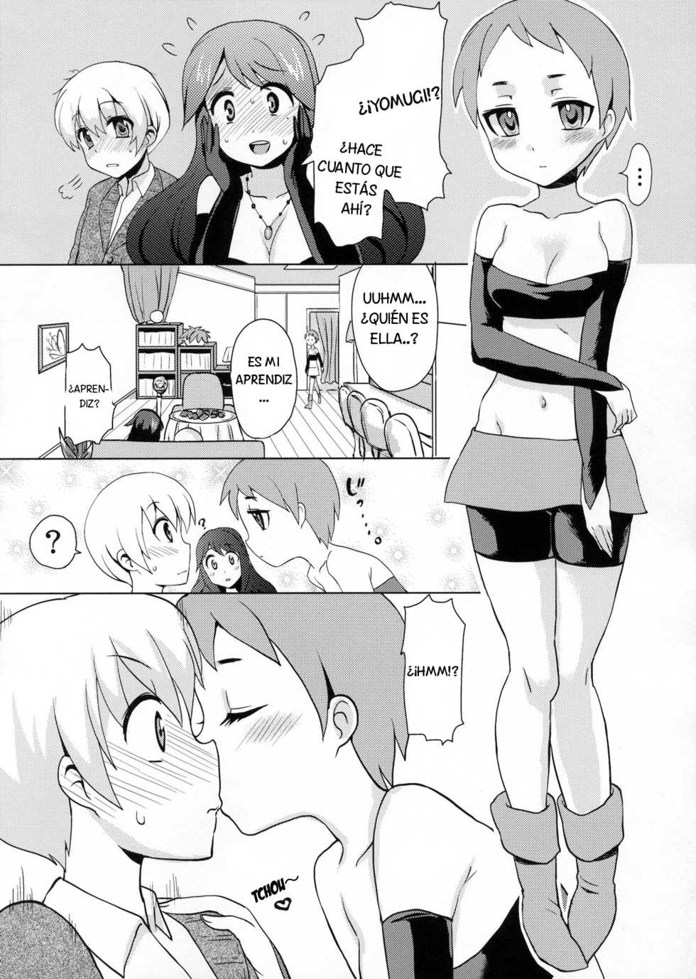 (C81) [Oshiruko Kan (Piririnegi)] Shikotte Dopyutte Uranatte! | Masturbation, Ejaculation, Divination! [Spanish] - Page 8