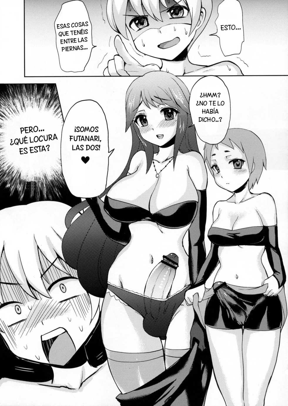 (C81) [Oshiruko Kan (Piririnegi)] Shikotte Dopyutte Uranatte! | Masturbation, Ejaculation, Divination! [Spanish] - Page 12