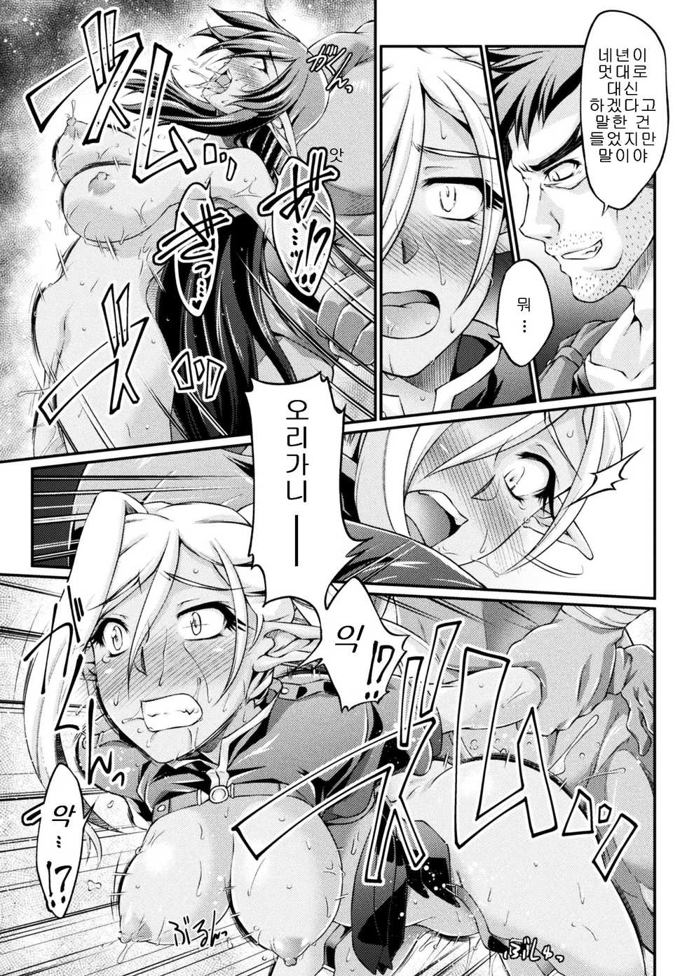 [Ootsuki Wataru] Kuroinu ~Kedakaki Seijo wa Hakudaku ni Somaru~ THE COMIC [Korean] [윤리도덕선생님] [Digital] - Page 39