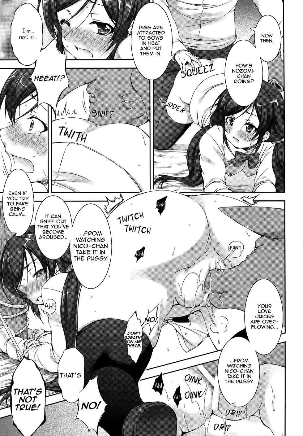 (C87) [Takane no Hanazono (Takane Nohana)] Juukan Live! | Bestiality Live! (Love Live!) [English] [EHCOVE] - Page 10